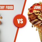 junk food and healthy food paragraph
