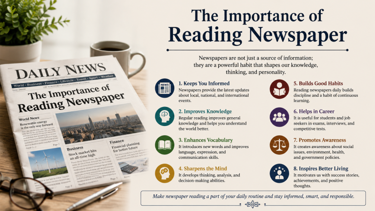 importance of reading newspaper composition